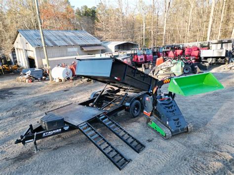 14k skid steer trailer|pro beam skid steer trailer.